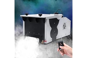 TCFUNDY 1500W Low Lying Fog Machine, Professional Smoke Machine for Christmas DJ Parties Wedding, Stage Fog Maker Fogger 1800