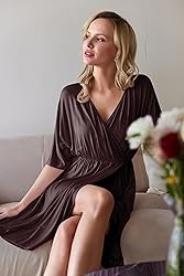 Ekouaer 3 in 1 Labor/Delivery/Hospital Gown 2 Pack