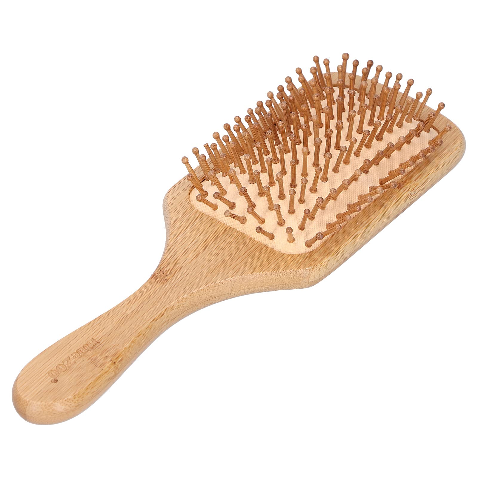 Bamboo Hairbrush, Wide Application Hair Protective Hairbrush for Hair Salon for Straightening for Curling for Home for Hair Styling