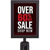 US Weight Steel Frame Sign Holder Compatible with USW Steel Stanchions