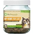 Pet Naturals, Hip + Joint for Cats, Joint Health Supplement, Natural Duck Flavor, 90 Bite-Sized Chews