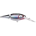 Berkley Flicker Shad Jointed Crankbait, 2 Pack, Red Tiger, 1/3 oz, 2 3/4in, 7'-9' Dive Depth