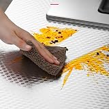 Abyssaly Oil Proof Sticker 40cm x 300cm Waterproof Silver Foil Wallpaper view 3