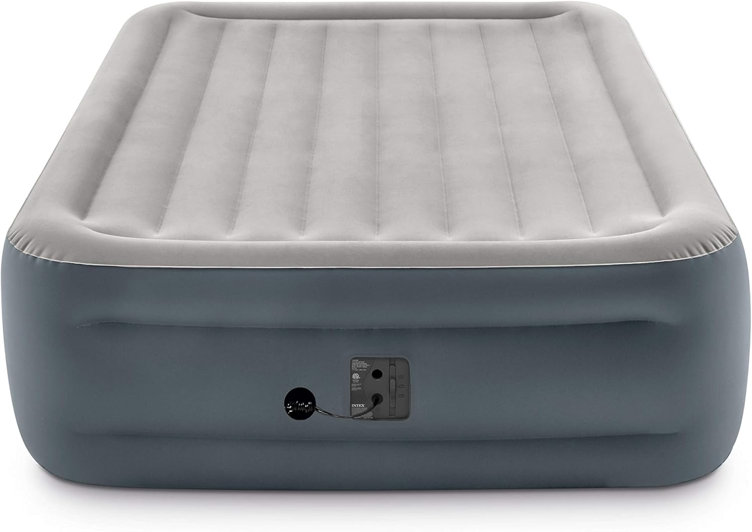 Intex Dura-Beam Series Essential Rest Airbed with Internal Electric Pump, Bed Height 18", Queen: Sports & Outdoors