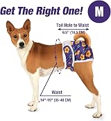 Pet Soft Washable Dog Nappies Female 3 Pack Medium 14-19 Waist view 4