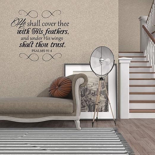 Himno Sutil Cita Etiqueta De La Pared Etiqueta Engomada Del Arte