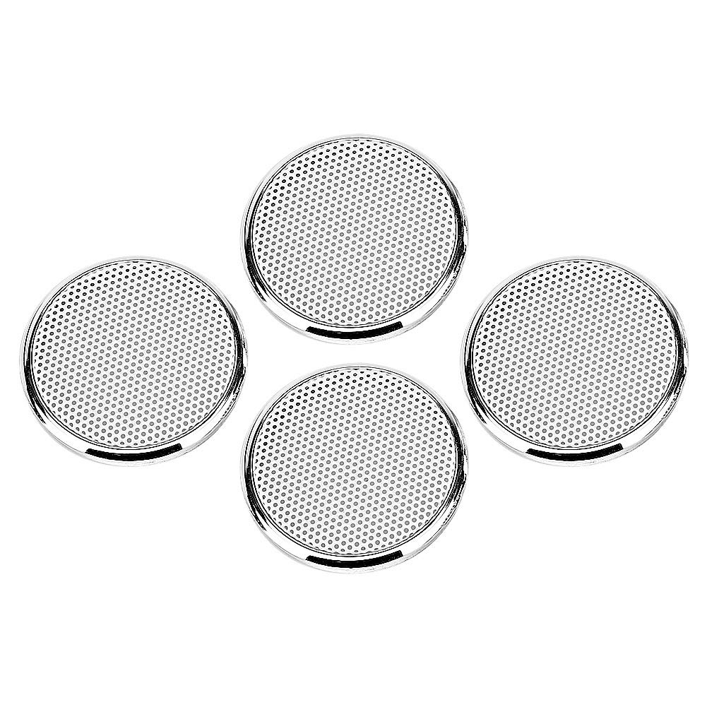 Speaker Cover,White 1inch Speaker Grille Protective Decorative Speaker White Mesh Grille