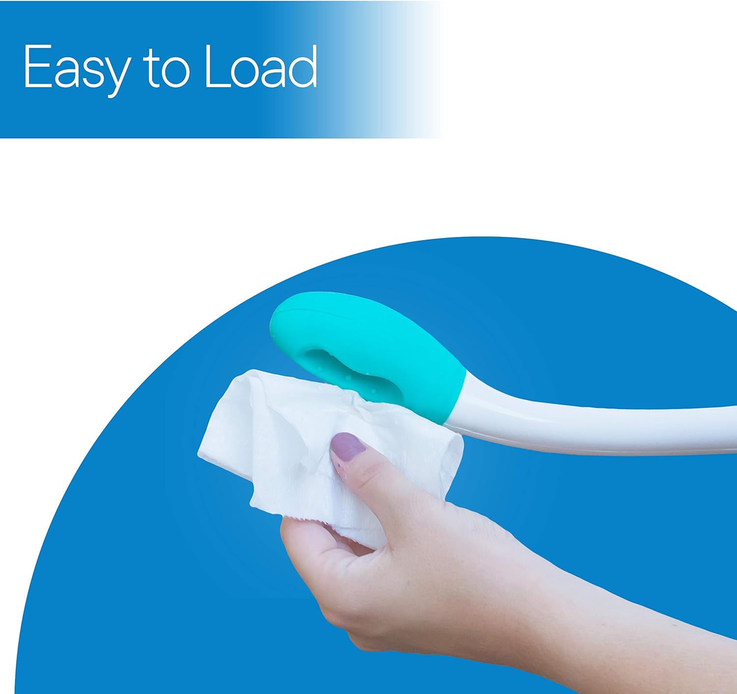 RMS Long Reach Comfort Wipe - Self Assist Toilet Aid, Ideal Daily Living Bathroom Aid for Limited Mobility: Health & Personal Care
