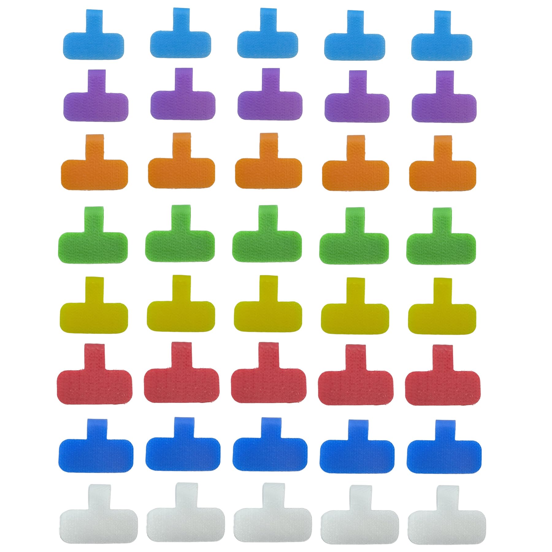 80PCS Cable Labels,Multi-Color Write on Cord Labels Tags for Electronics,Computers Cable Management and Identification,8 Color