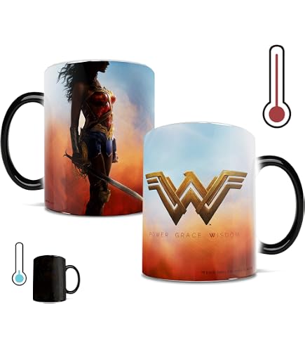Amazon.com: Seven20 DC Comics Wonder Woman 11oz Heat Reveal Medallian Art  Mug : Home & Kitchen