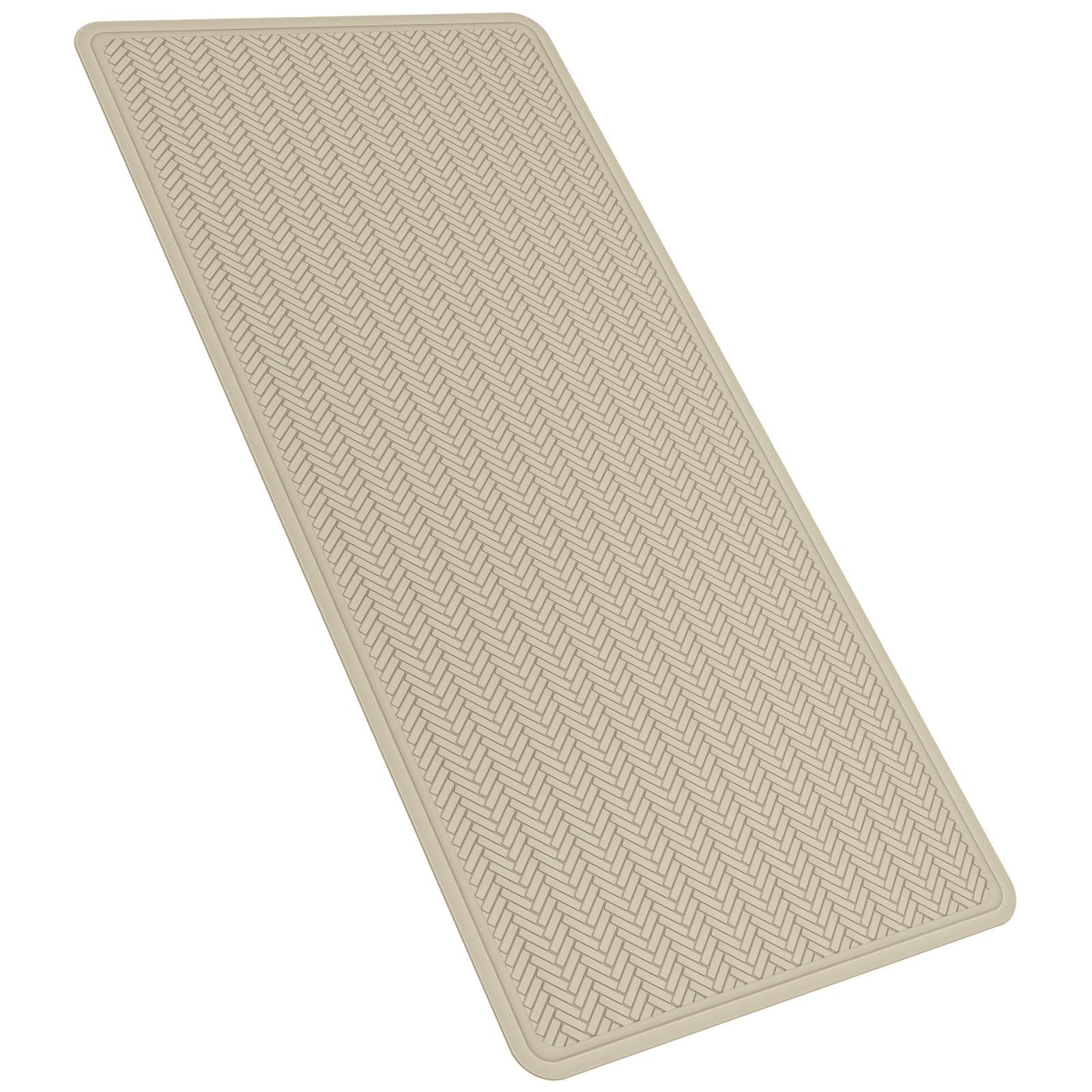 OTHWAY Non Slip Bathtub Mat, Extra Long 43x92 cm Rubber Bath Tub Shower Mat, Soft Mat for Bathroom Tub with Strong Suction Cups