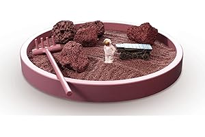 InnoZen Mars Landing Zen Garden, The Smooth Relaxing Feeling, Stress Relief, Zen Garden, Great for Bedroom, Office, Outdoor, Living Room, Great Home Decor go Wild with This Beautiful Decorative Tray