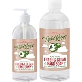 Rebel Green Hand Soap - Chai - 32oz/16oz Combo Pack | Handwashing Soap for Bathroom and Kitchen, Made with Essential Oils, No Harsh Chemicals, Chai - 32oz/16oz Combo Pack