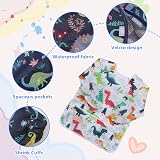Zuimei 3 Pack Kids Art Smock Waterproof Painting Apron 23 x 19 in Toddler view 3