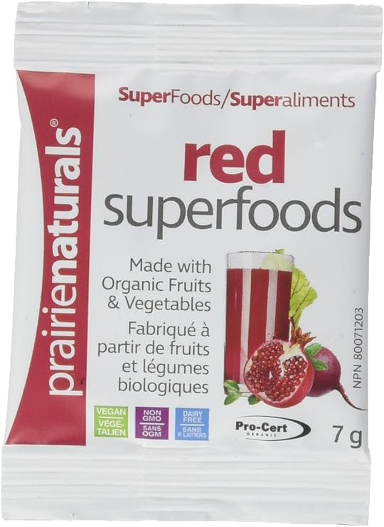 Prairie Naturals Organic red superfoods powder packets 30X7 Gram