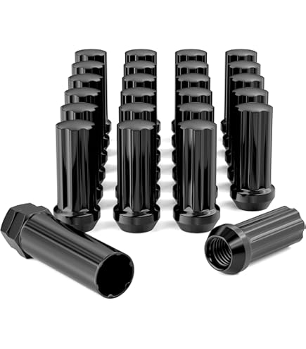 Amazon.com: 97-04 Corvette Z06 C5 Racing Lug Nuts 12x1.5 Black 20
