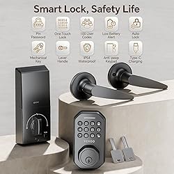 VCHOO Keyless Entry Door Lock Deadbolt with Handle