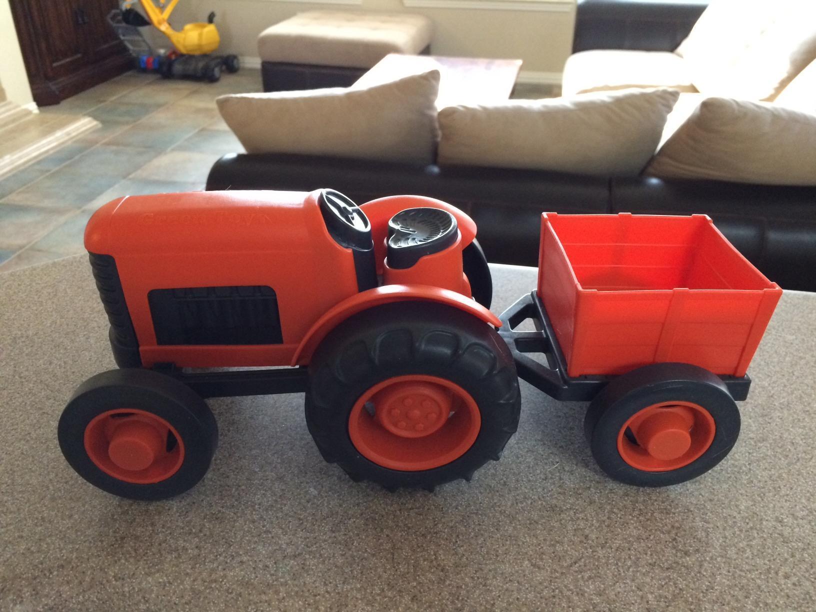 Green Toys Tractor Vehicle Made from 100 Recycled Plastic, No BPA