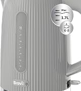 Breville Bold Ice Grey Electric Kettle 1.7L 3kW Fast Boil VKT222 view 3