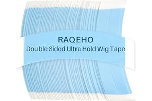 Double Sided Ultra-Hold Wig Tape - RAQEHO 50PCS Waterproof Lace Front Tape Replacement Ultra-Thin ToupeeTape Strong Sticky Wi