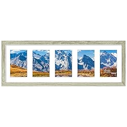 Vittanly 8x24 Collage Picture Frame, Displays 5Pcs