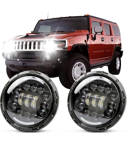 LED Headlight & Fog Light Combo Kit For Hummer H3 2006-2010 - 8000K Ice Blue, 4 Bulbs 2 thumbnail image