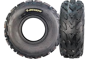 Garvee 20X7-8 ATV UTV Tires Set of 2-4 Ply Tubeless Sport Tires with V-Tread for All-Terrain Traction on Mud