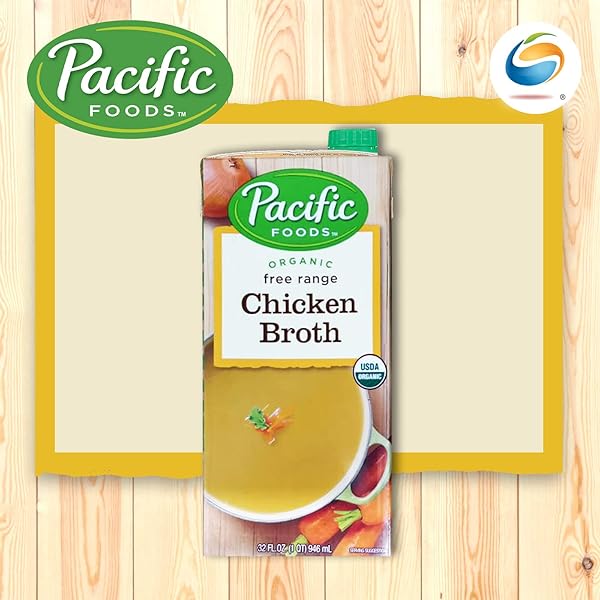 PACIFIC FOODS ORGANIC FREE RANGE CHICKEN BROTH, 32 OZ