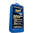 Meguiar's M5032 Marine/RV One Step Cleaner Wax - 14 Count of 32 Oz Bottles