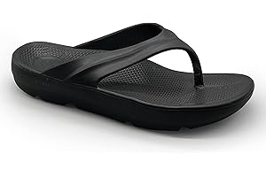 Pure Stride Therapeutic Flip Flops, Orthotic Thong Sandals for Plantar Fasciitis, Metatarsal and Heel Spurs, Feet Pain Relief and Arch Support