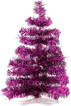 Albero Di Natale Diametro 60.Hab Gut Xm142 Albero Di Natale Artificiale Abete Colorato Fucsia Metallizzato Altezza 60 Cm Amazon It Casa E Cucina