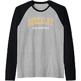 Vintage Berkeley California CA Distressed Design - Classic Raglan Baseball Tee