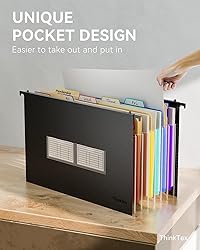 ThinkTex Plastic Expanding Hanging File Folders, 7