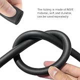 Sourcing Map Foam Tubing 10mm ID 20mm OD 1m Black for Handles view 4