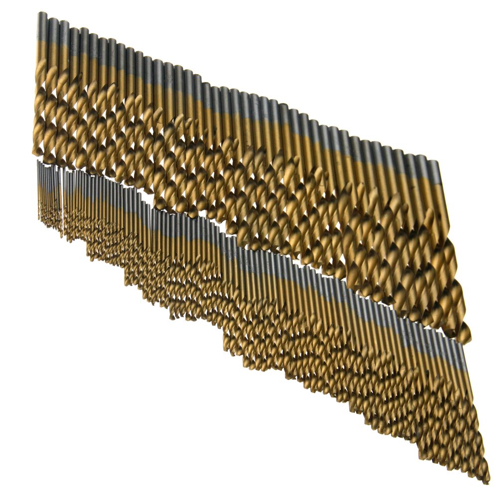 SING F LTD 130Pcs German Heller HSS Cobalt Drill Bits HSS-Co Bit