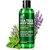 Artnaturals Tea Tree Body Wash, 12 fl oz | Deep Cleansing Formula, Refreshes &amp; Deodorizes, Peppermint &amp; Eucalyptus Oils, Suitable for Daily Use