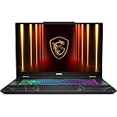 msi Cyborg 17 17.3" FHD 144Hz Gaming Laptop: Intel Core 7-240H, NVIDIA Geforce RTX 5060, 16GB DDR5, 1TB NVMe SSD, Type C, Wi-Fi 6E, Win 11 Home: Translucent Black B2RWFKG-074US