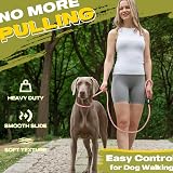 Fida Slip Lead for Dogs 1.8m Pink Reflective Training Rope Leash view 2