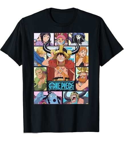 Amazon.com: One Piece Anime Running Scared Heavy Metal Logo T