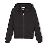 French Toast Boys' Big' Fleece Hoodie, Black, M