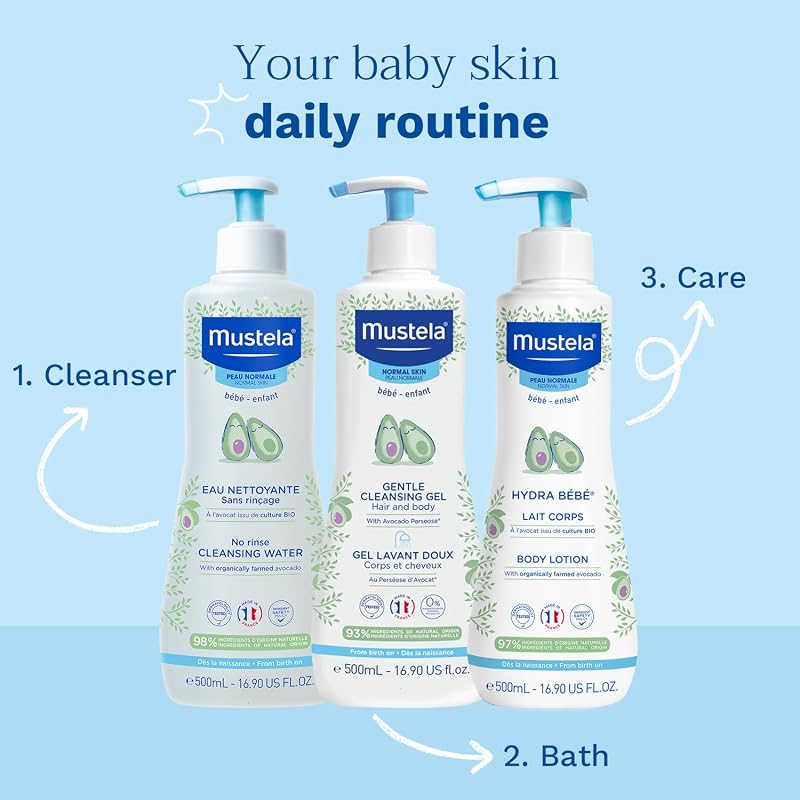 No Rinse Cleansing Water 500 ml pour adultes, idéal pour utilisation pratique, format pratique