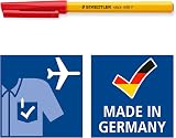 STAEDTLER Stick 430 F-3 Ballpoint Pen Fine Tip Blue Box of 10 view 8