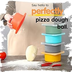 KEVJES Stackable Silicone Artisan Pizza Dough