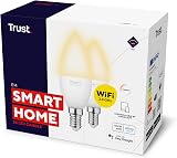 Trust WiFi E14 Smart Bulb 2 Pack Dimmable Warm to Cool White Ambience view 9