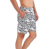 Scotamalone Mens Swim Trunks Swimming Shorts Swimwear Bathing Suits Quick Dry 7 Inch with Mesh Lining