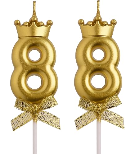 BRT Bearingshui Tiara & Schärpe Zum 88. Geburtstag – Roségold, Mit Krone, Schärpe (157 Cm) & Cake-Topper