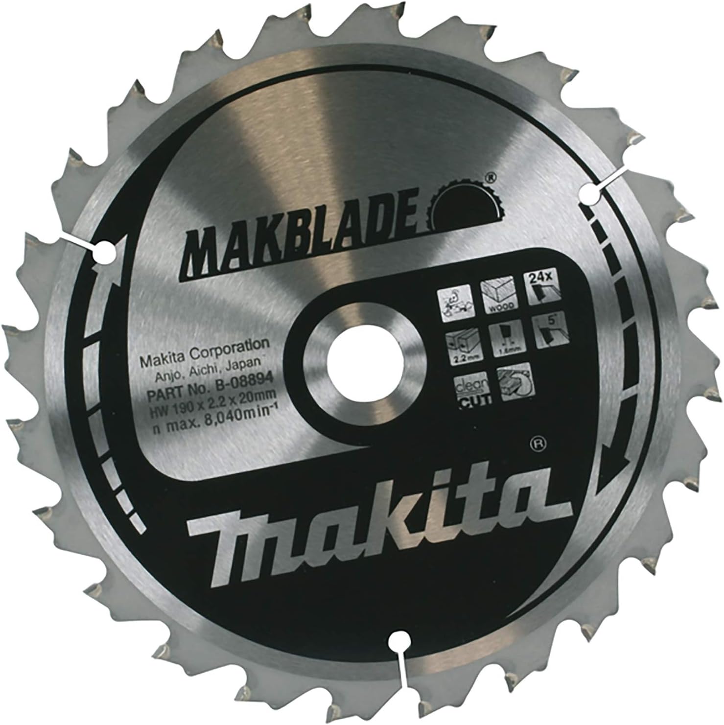 Makita B-32851 Makblade 305x30x80T, Silver