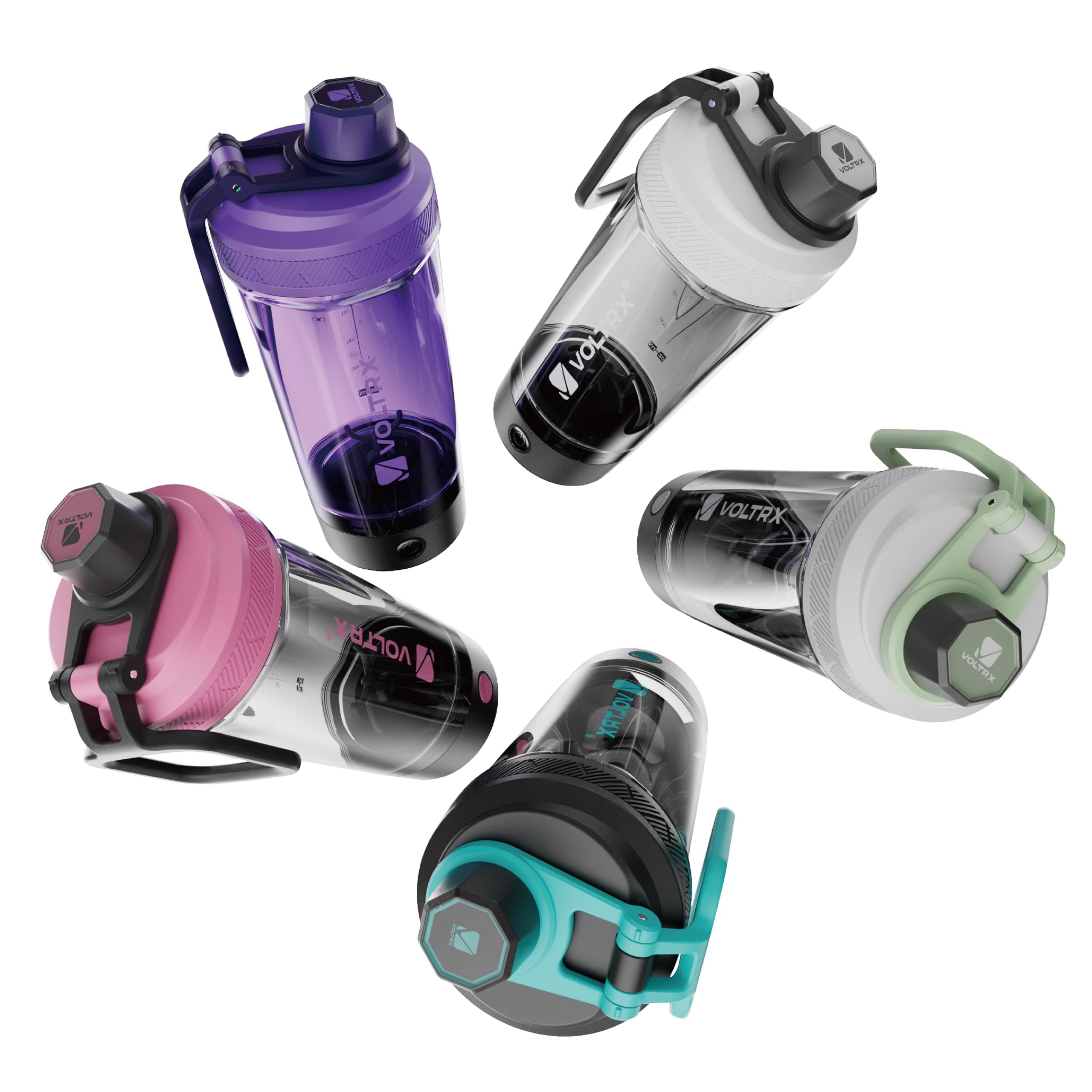 VOLTRX Shaker Flasche, Gallium USB C wiederaufladbare elektrische Mixer, Shaker Tassen für Protein-Shakes und Mahlzeit Ersatz Shakes, BPA frei, mit Tritan, 24oz gemacht 8
