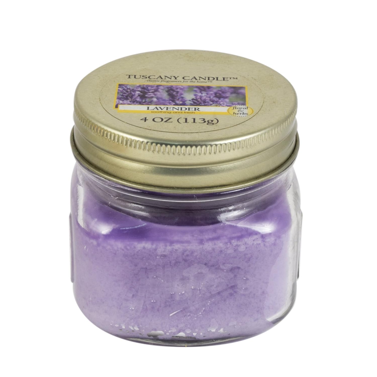 Langley Empire Candle Tuscany Triple Pour Mason Jar Mottled