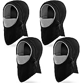Frienda 4 Pcs Balaclava Ski Mask Windproof Warmer Fleece Adjustable Winter Mask Face Cover for Men Women